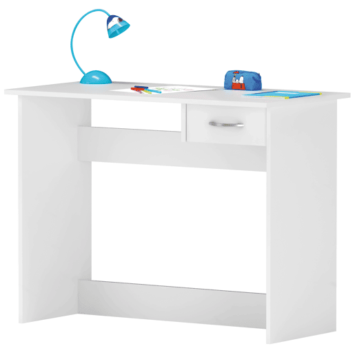 Mesa Jovem Quarto Estudo Cor Branca 101x77x50 cm