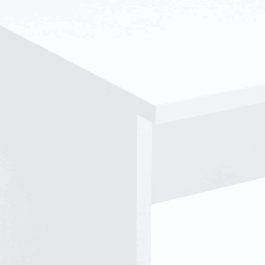 Mesa Jovem Quarto Estudo Cor Branca 101x77x50 cm