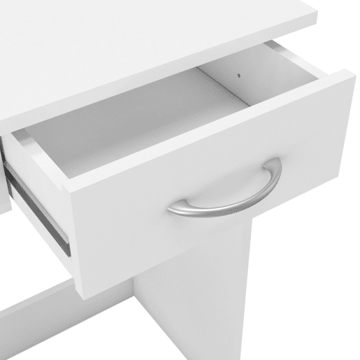 Mesa Jovem Quarto Estudo Cor Branca 101x77x50 cm