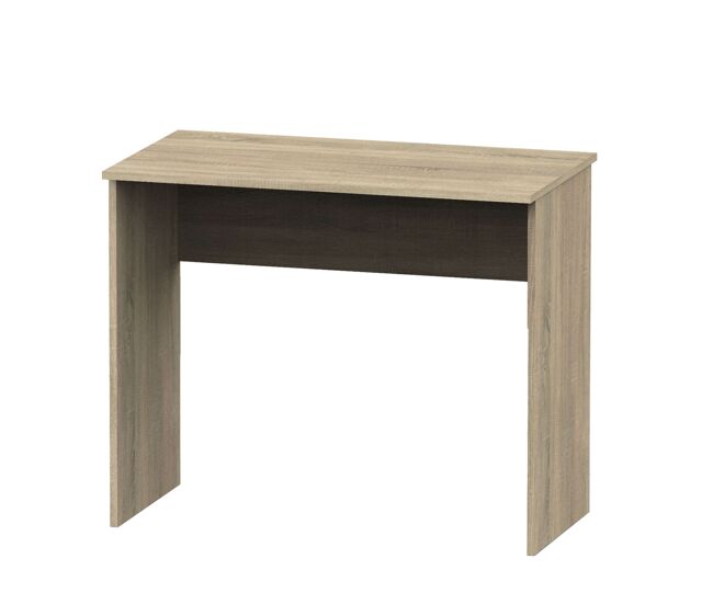 Mesa escritorio ideal para estudio u oficina melamina color roble cambrian 90 cm