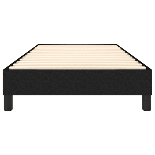 Cama de solteiro - Cama de uma pessoa - Estrutura de cama sem colchão 90x190 cm tecido preto