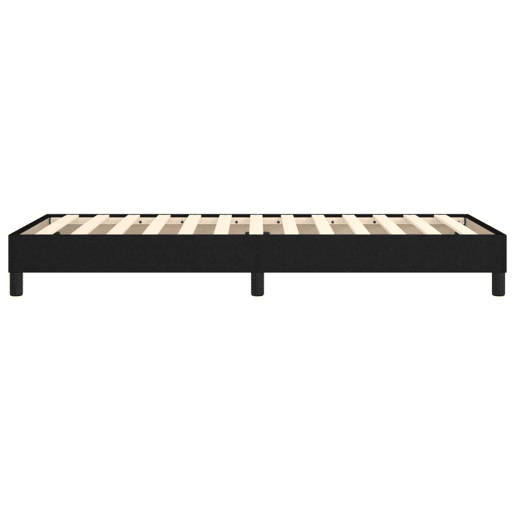 Cama de solteiro - Cama de uma pessoa - Estrutura de cama sem colchão 90x190 cm tecido preto