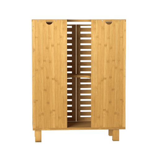 Armário de banheiro Sicela, armário auxiliar, 2 portas, 1 prateleira, portas magnéticas, cor marrom, 60 cm