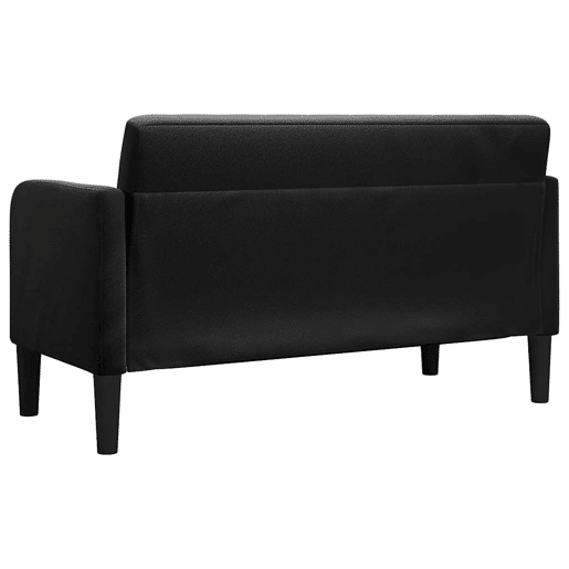 Sofá-luvas - Sofá fixo 109 cm veludo preto Sofá-luvas - Sofá fixo 109 cm veludo preto