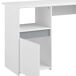 Escritorio Juvenil Germain con 1 Puerta y Estante Escritorio Juvenil Germain con 1 Puerta y Estante Blanco