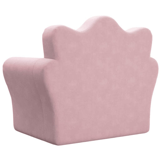 Sofá-cama infantil, Sofá conversível de pelúcia rosa Sofá-cama infantil, Sofá conversível de pelúcia rosa