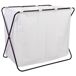 Cesto de la ropa de metal y tela Cesto de la ropa de metal y tela Blanco