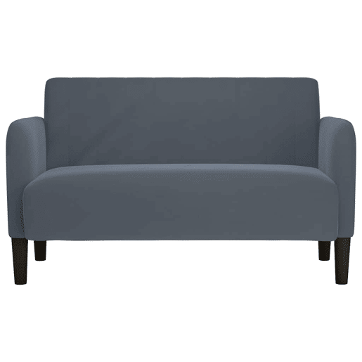 Sofá-luvas - Sofá fixo 109 cm veludo cinzento-escuro Sofá-luvas - Sofá fixo 109 cm veludo cinzento-escuro