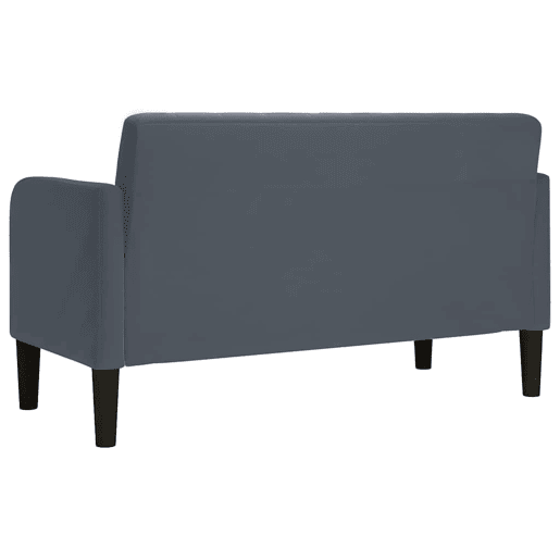 Sofá-luvas - Sofá fixo 109 cm veludo cinzento-escuro Sofá-luvas - Sofá fixo 109 cm veludo cinzento-escuro