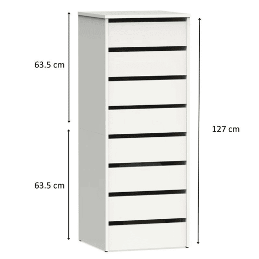 Pacote de Móveis Auxiliares 2 Gavetas Roupeiros Interiores Cor Branco Brilhante 46x64x45 cm Pacote de Móveis Auxiliares 2 Gavetas Roupeiros Interiores Cor Branco Brilhante 46x64x45 cm