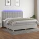 Cama box spring 200x200 Cama box spring 200x200 Azul