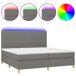 Cama box spring 200x200 Cama box spring 200x200 Azul