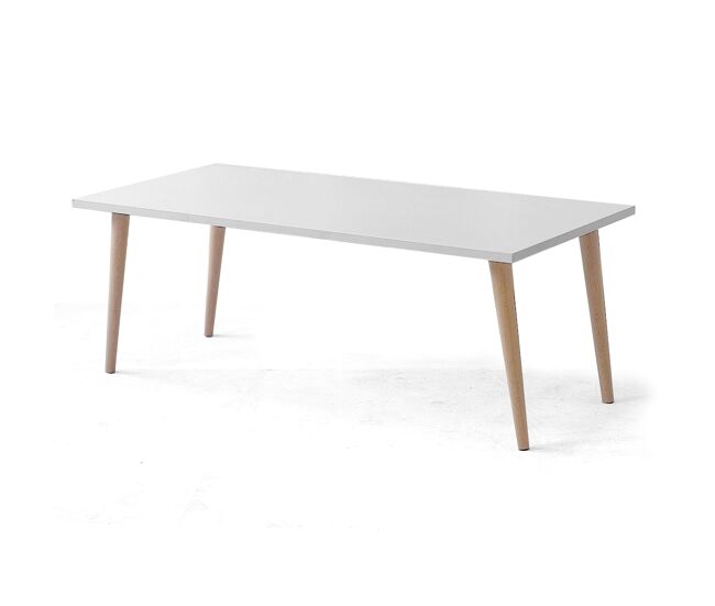 Mesa De Centro Couvet En Cambrian y Haya 90x40 cm Para Salón O Comedor
