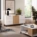 Aparador de Salón Comedor Tokio Estilo Nórdico Aparador de Salón Comedor Tokio Estilo Nórdico Blanco/ Madera