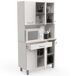 Armario Buffet de Cocina con 6 Puertas Armario Buffet de Cocina con 6 Puertas Blanco/ Madera