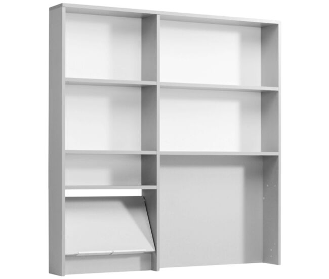 Estantería modular multifunción 120 cm de cocina EKO mueble color gris aluminio moderno