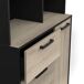 Buffet alto de cocina Roma y mate Buffet alto de cocina Roma y mate Negro/ Madera