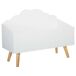 Baúl Infantil de Dormitorio, Melamina 58 Baúl Infantil de Dormitorio, Melamina 58 Blanco/ Madera