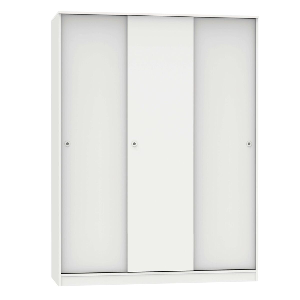 Armario grande tibet con 3 puertas correderas roble cambrian, blanco mate o roble y blanco 150x200cm