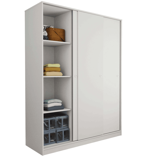Grande guarda-roupa tibetano com 3 portas de correr em carvalho cambriano, branco fosco ou carvalho e branco 150x200 cm Grande guarda-roupa tibetano com 3 portas de correr em carvalho cambriano, branco fosco ou carvalho e branco 150x200 cm