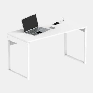 Mesa Nexus, aglomerado de partículas de alta densidade e melamina, branco Atlas, 76 x 135 x 60 cm