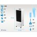 Climatizador Evaporativo con Sistema de Enfriado Automático del agua Climatizador Evaporativo con Sistema de Enfriado Automático del agua Blanco