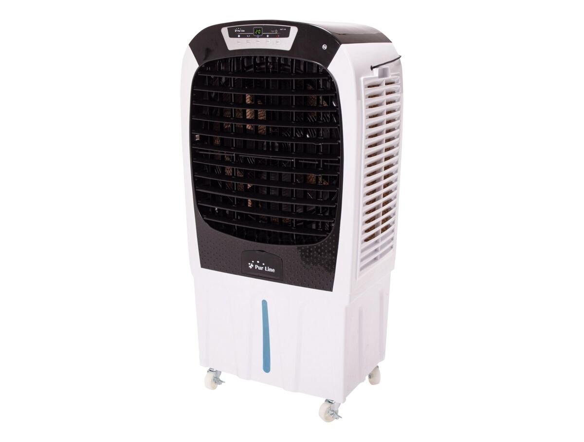 Climatizador evaporativo gran caudal con mando a distancia y ruedas