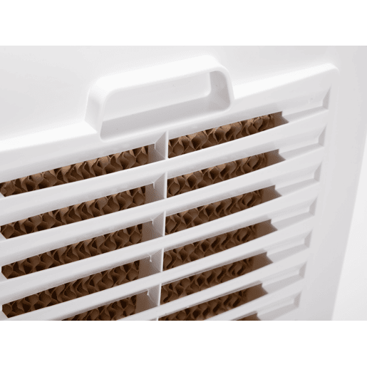 Arrefecedor evaporativo com painel LED, 3 velocidades, temporizador e oscilação automática
