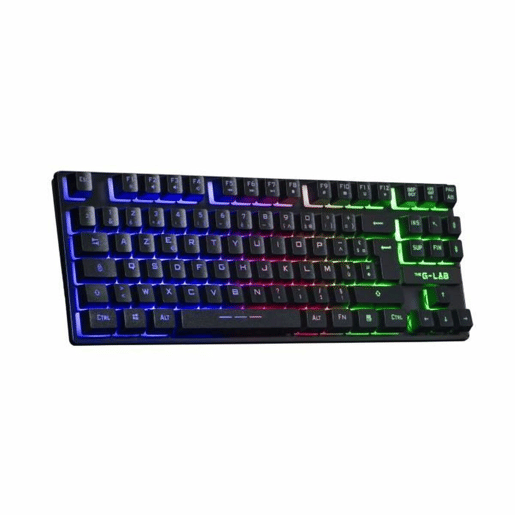 Teclado Gaming The G-Lab KEYZ CAESIUM TKL WIRELESS Preto AZERTY