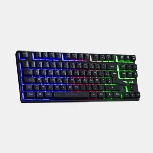 Teclado Gaming The G-Lab KEYZ CAESIUM TKL WIRELESS Preto AZERTY