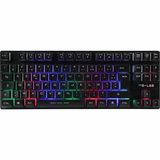 Teclado Gaming The G-Lab KEYZ CAESIUM TKL WIRELESS Preto AZERTY