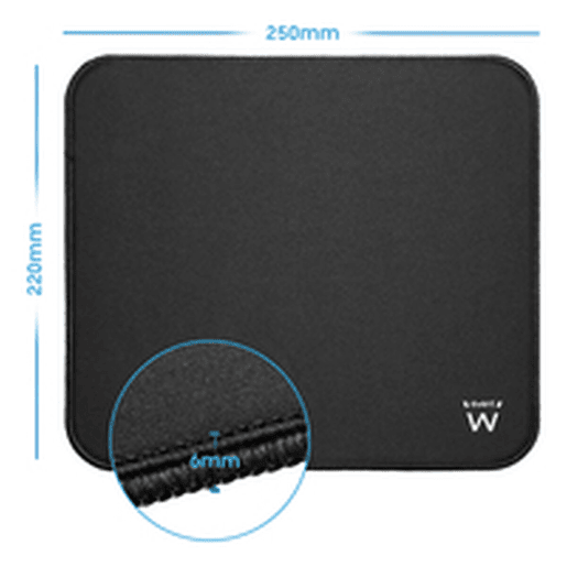 Tapete de Rato Ewent EW3183 Preto