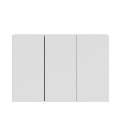 Aparador Voltik para Sala de Estar em Melamina Branco Fosco 90x69,5x32 cm