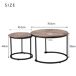 Mesa de centro 71x71 Mesa de centro 71x71 Marrón