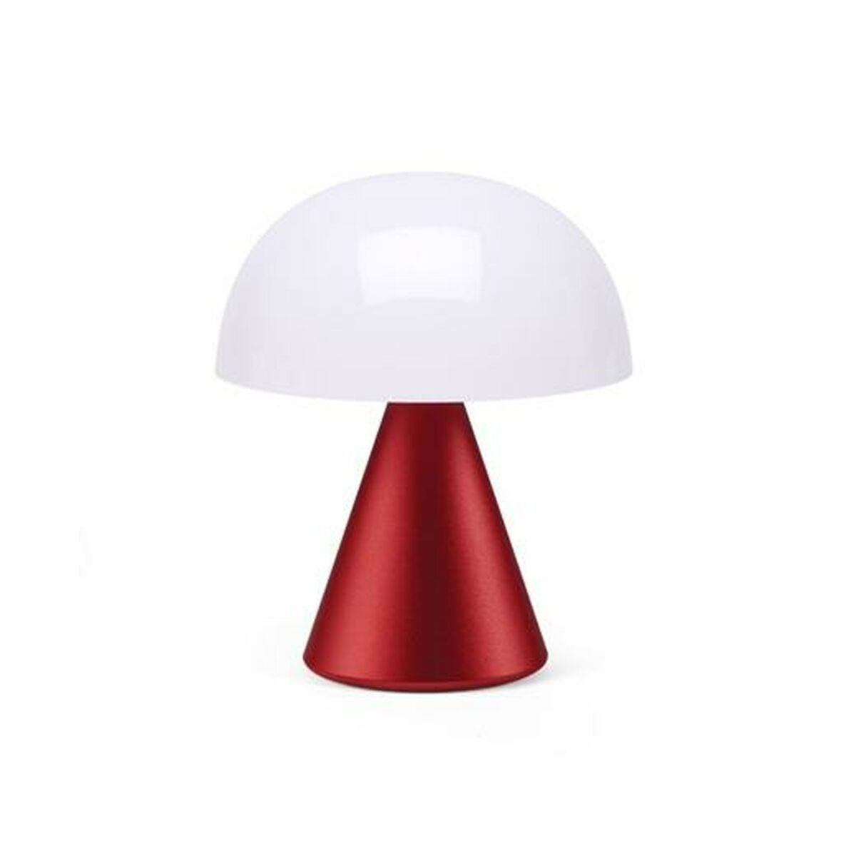 Lámpara de escritorio lexon rojo oscuro aluminio abs