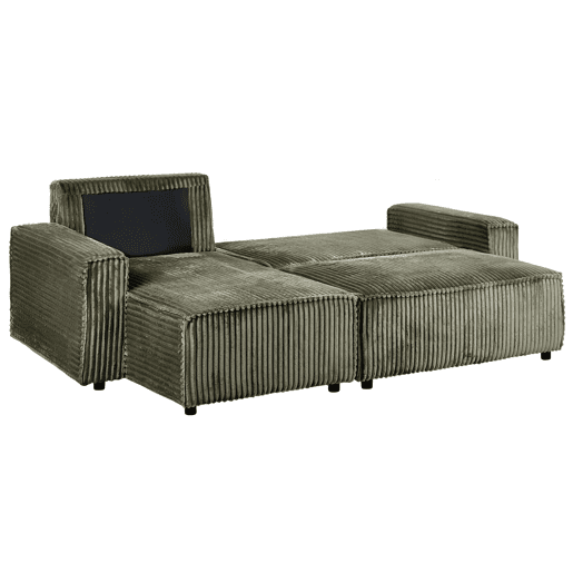 Beliani Sofá-cama Bombazine ABACKA Beliani Sofá-cama Bombazine ABACKA