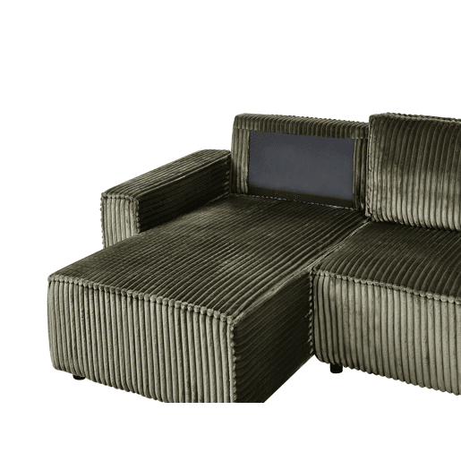 Beliani Sofá-cama Bombazine ABACKA Beliani Sofá-cama Bombazine ABACKA