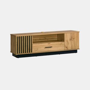 Móvel TV AMBIHOME MELO - Carvalho Wotan, C155xP40xA42cm