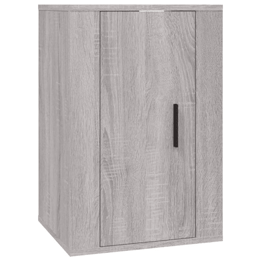 Conjunto móveis de TV - Armários TV 3 pcs madeira processada sonoma cinza