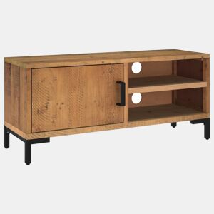 Móvel de TV - Modulo de TV - Armário de TV 90x30x40 cm pinho maciço castanho