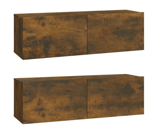 Muebles TV - Mesas de TV de pared 2 uds 100