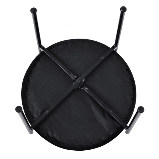 Conjunto de 2 cadeiras de veludo e rotim - pernas de metal - Preto