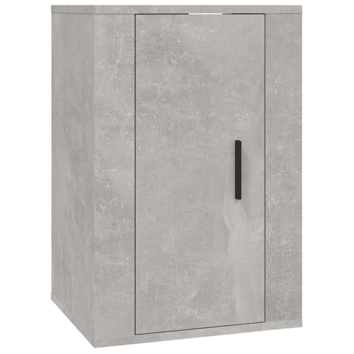 Conjunto móveis de TV - Armários TV 3 pcs madeira processada cinzento cimento