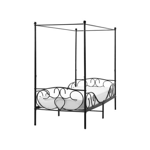 Beliani Cama com dossel Ferro SORMERY