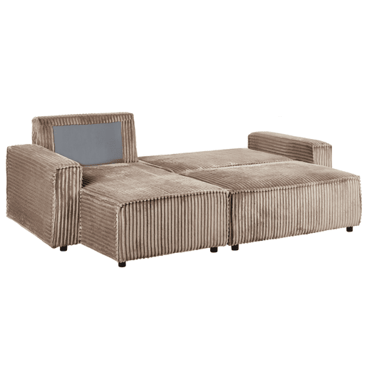 Beliani Sofá-cama Bombazine ABACKA Beliani Sofá-cama Bombazine ABACKA