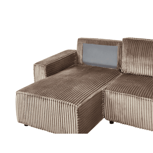 Beliani Sofá-cama Bombazine ABACKA Beliani Sofá-cama Bombazine ABACKA