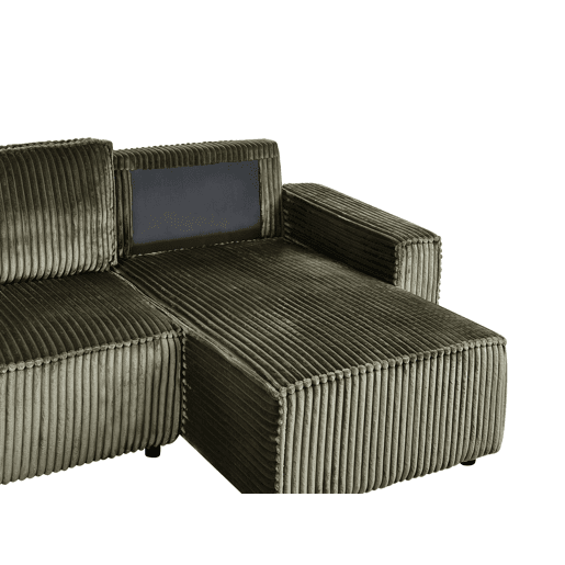Beliani Sofá-cama Bombazine ABACKA Beliani Sofá-cama Bombazine ABACKA