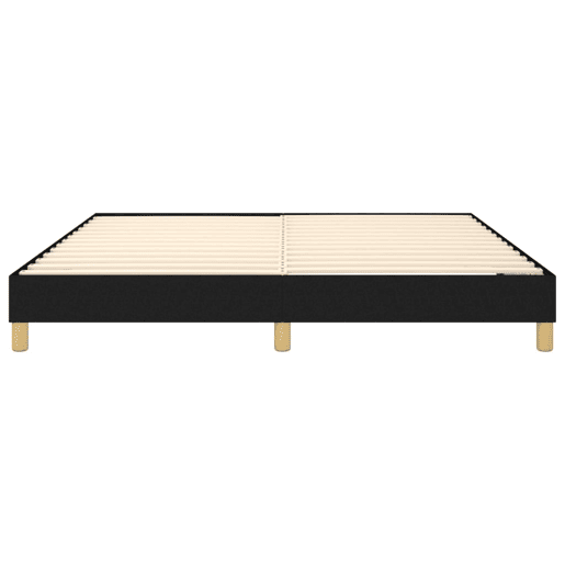 Cama de casal - Estrutura de cama sem colchão 160x200 cm tecido preto