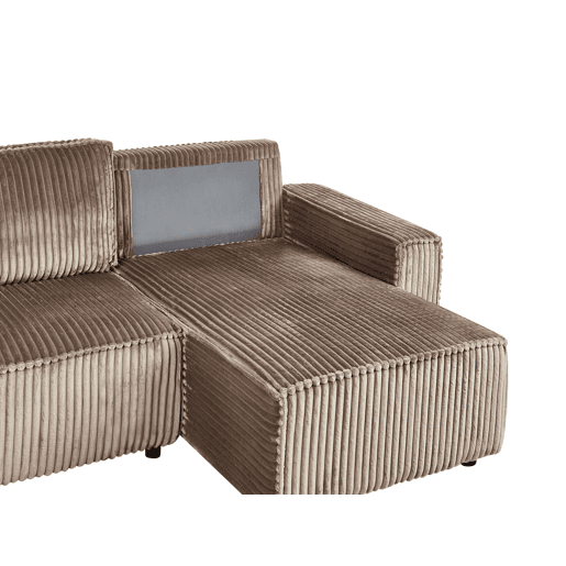 Beliani Sofá-cama Bombazine ABACKA Beliani Sofá-cama Bombazine ABACKA