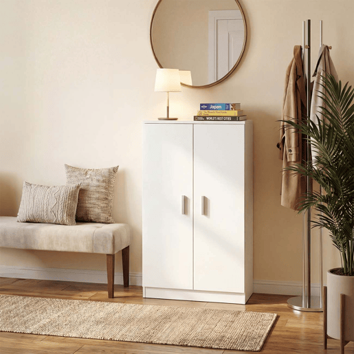 Sapateira Liam 55 Artik White (Branco mate) 55 x 108 x 36 cm